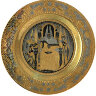 Сувенирная тарелка "Бог Перун" в подарочном футляре, Златоуст