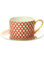 Чайная чашка с блюдцем форма Идиллия рисунок Скарлетт № 1 ИФЗ